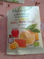 Caramelle biologiche con limone miele e pappa reale
