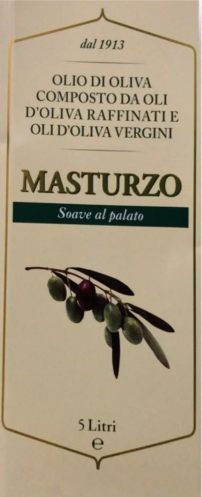 Olio di olive raffinate e oli d’oliva vergini
