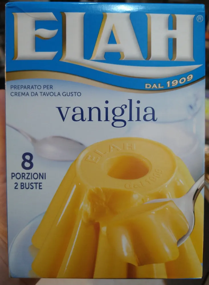 Preparato per crema da tavola gusto vaniglia