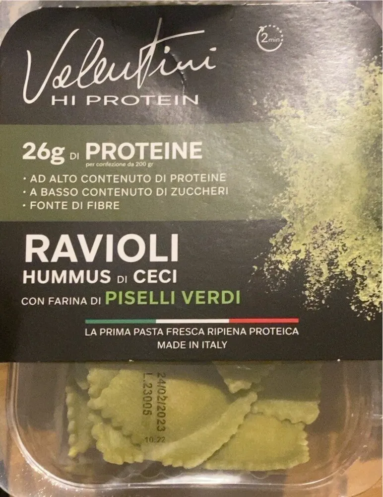 Ravioli hummus di ceci