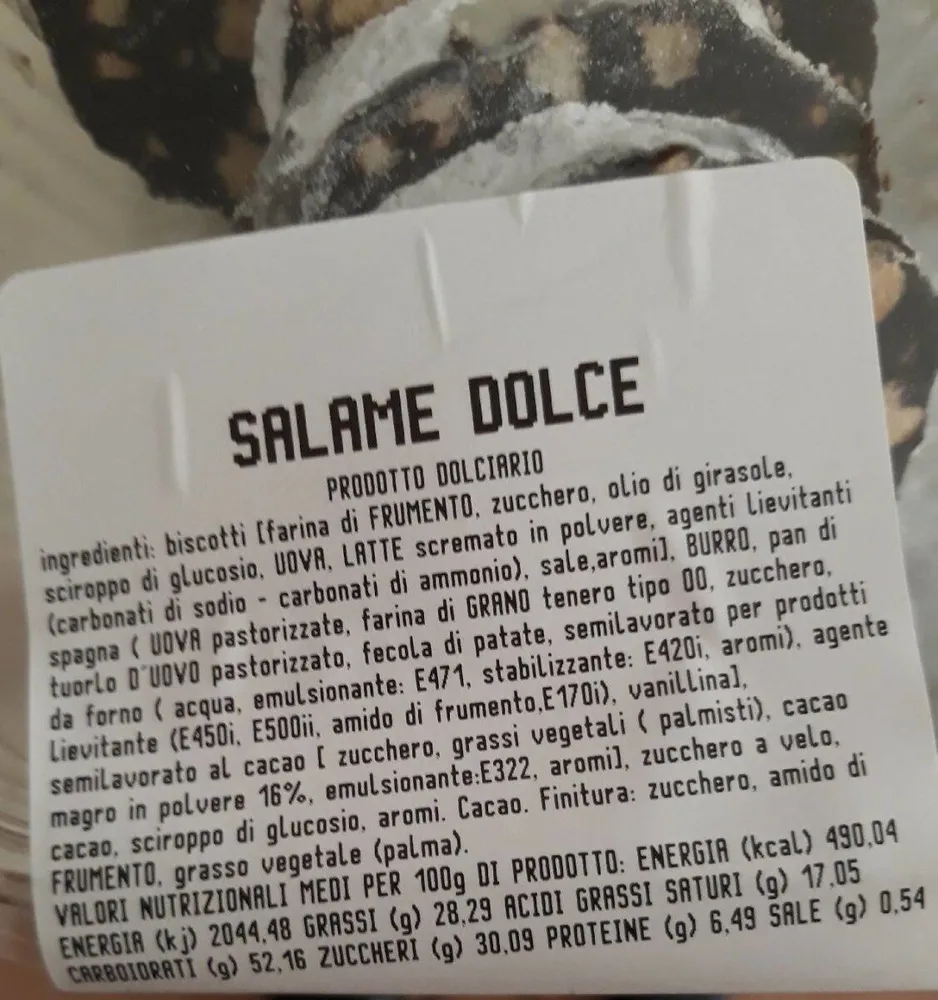 Salame dolce