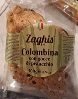 Colomba con gocied di pistacchio