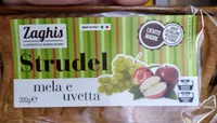Strudel mele e uvetta