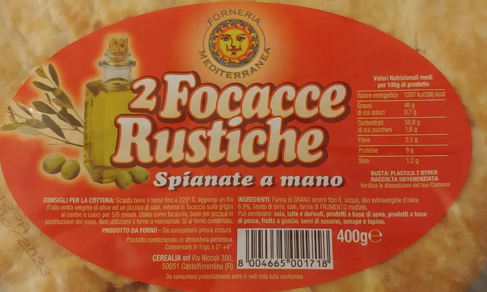 2 Focacce Rustiche