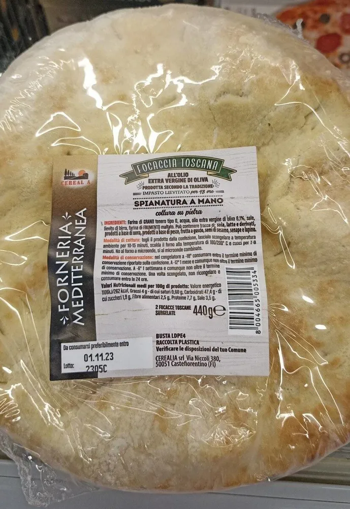 Focaccia toscana