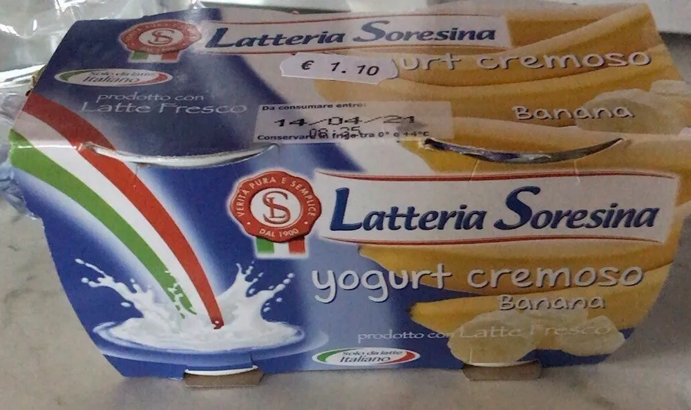 yogurt cremoso banana