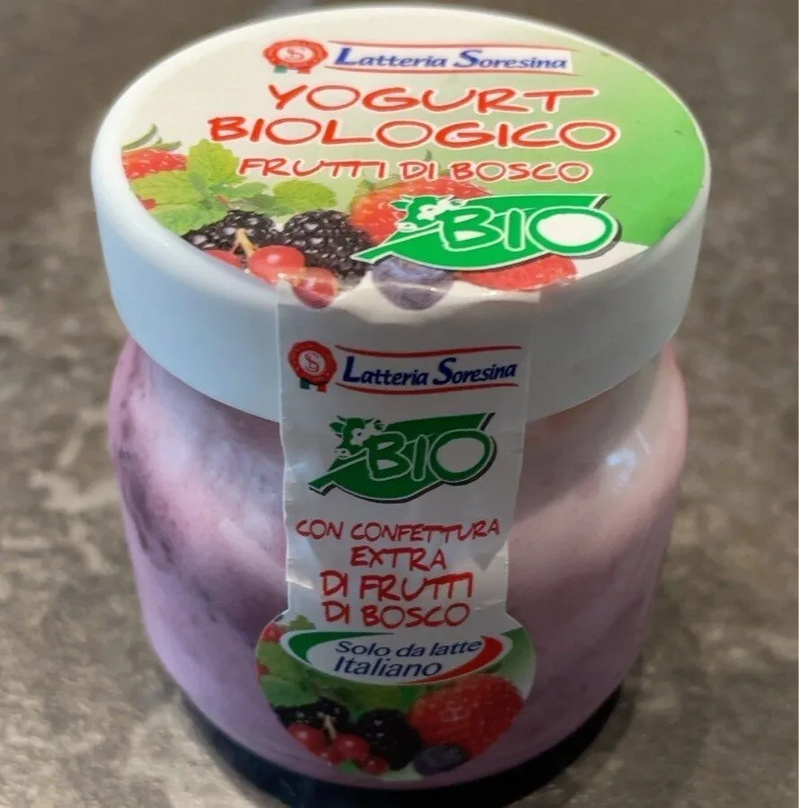 Yogurt biologico frutti di bosco