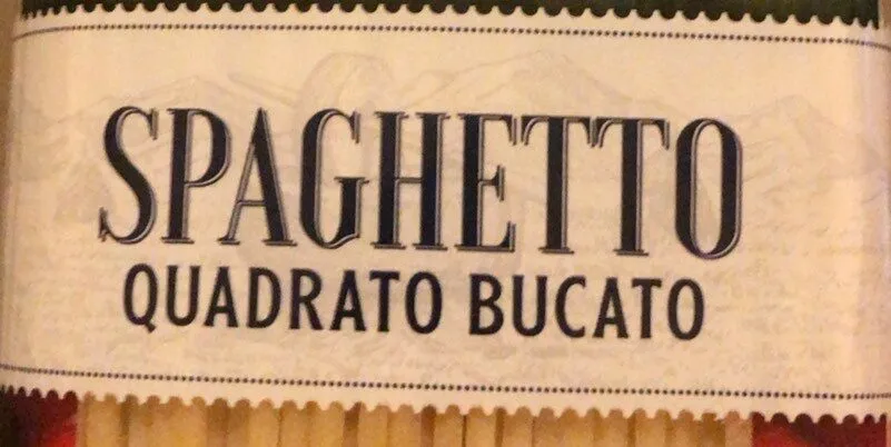 Spaghetto quadrato bucato