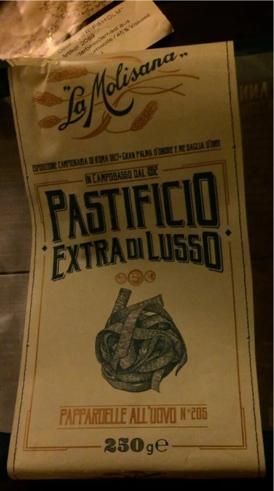 Pappardelle all‘uovo