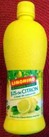 Jus de citron à base de concentré