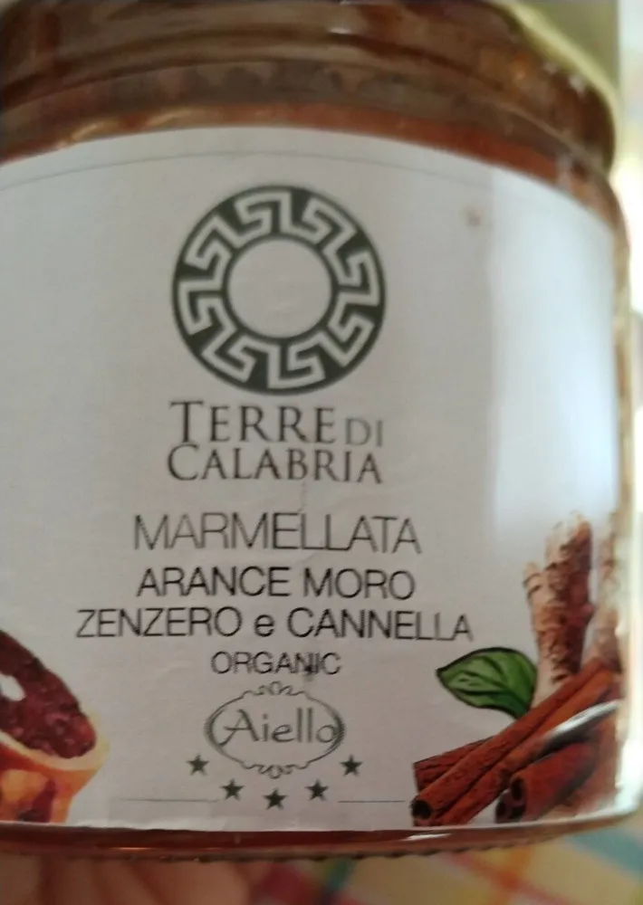 Marmellata arance moro zenzero e cannella