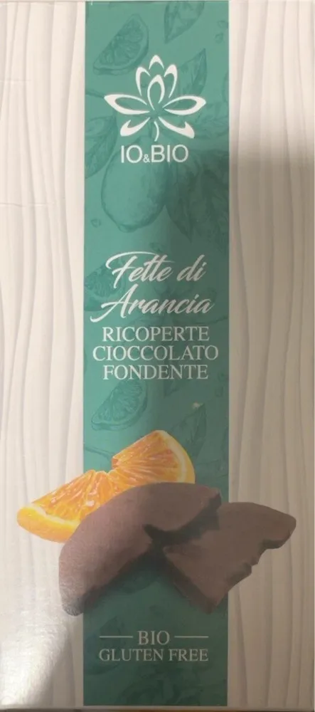 Fette di arancia ticoperte cioccolato fondente