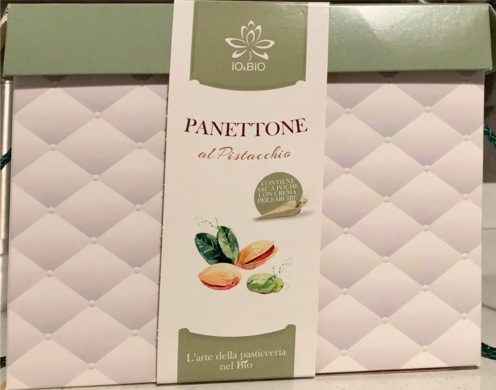 Panettone al pistacchio