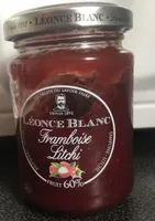 Confiture framboise litchi
