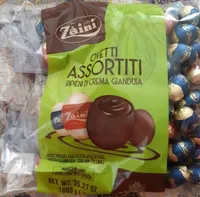 Ovetti assortiti ripieni di crema gianduia