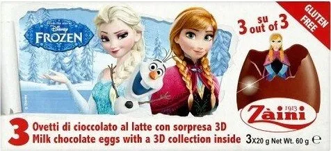 Frozen Milk Chocolate Eggs 3 x (60g)