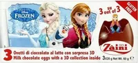 Frozen Milk Chocolate Eggs 3 x (60g)