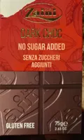 Cioccolato fondente senza succhero