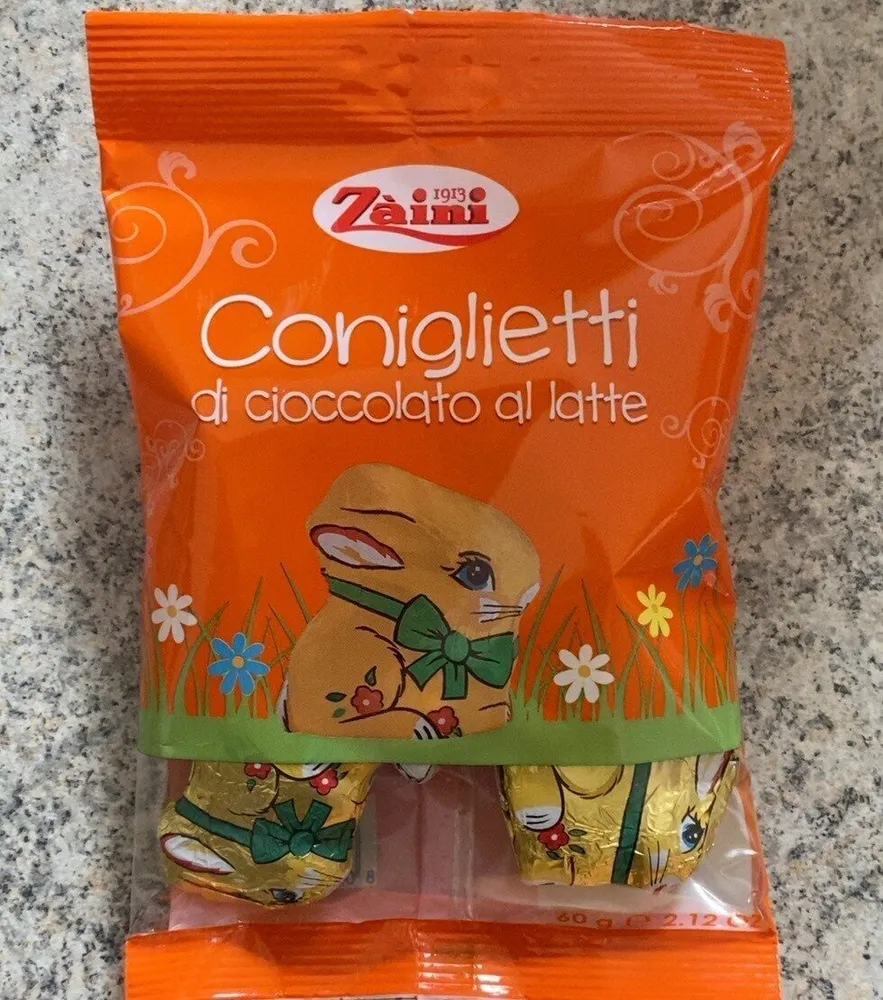 coniglietti di cioccolato al latte
