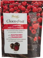 Choco&fruit con lampone e mirtillo rosso