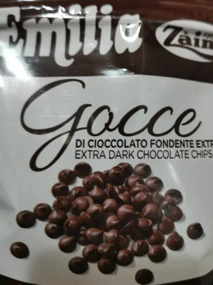 Gocce di cioccolato fondente