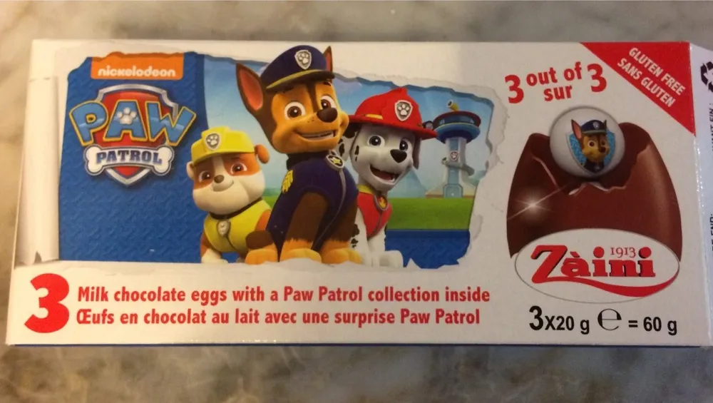 Œufs en chocolat au lait