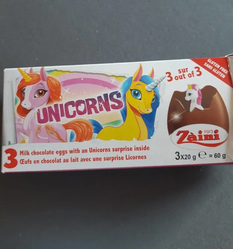 Chocolate eggs Unicorns