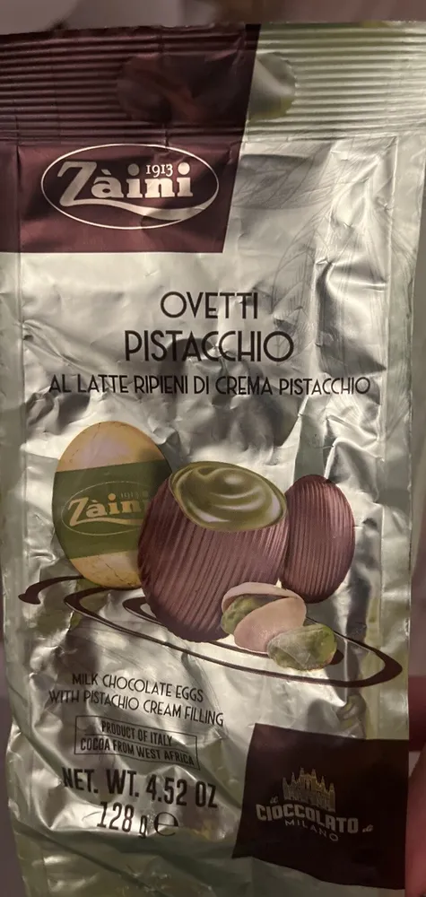zaini ovetti pistacchio