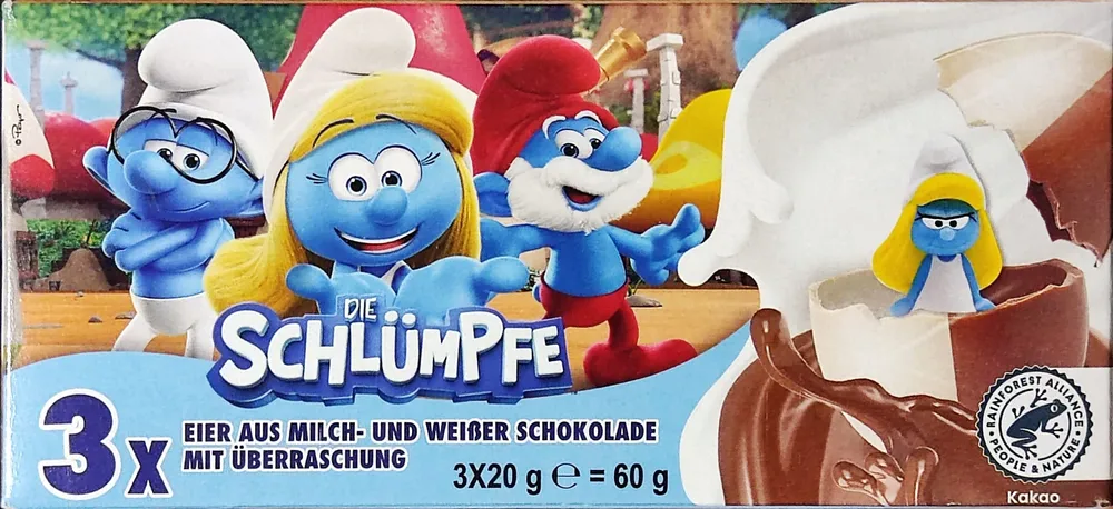 Die Schlümpfe Schoko & Spiel 3er-Pack