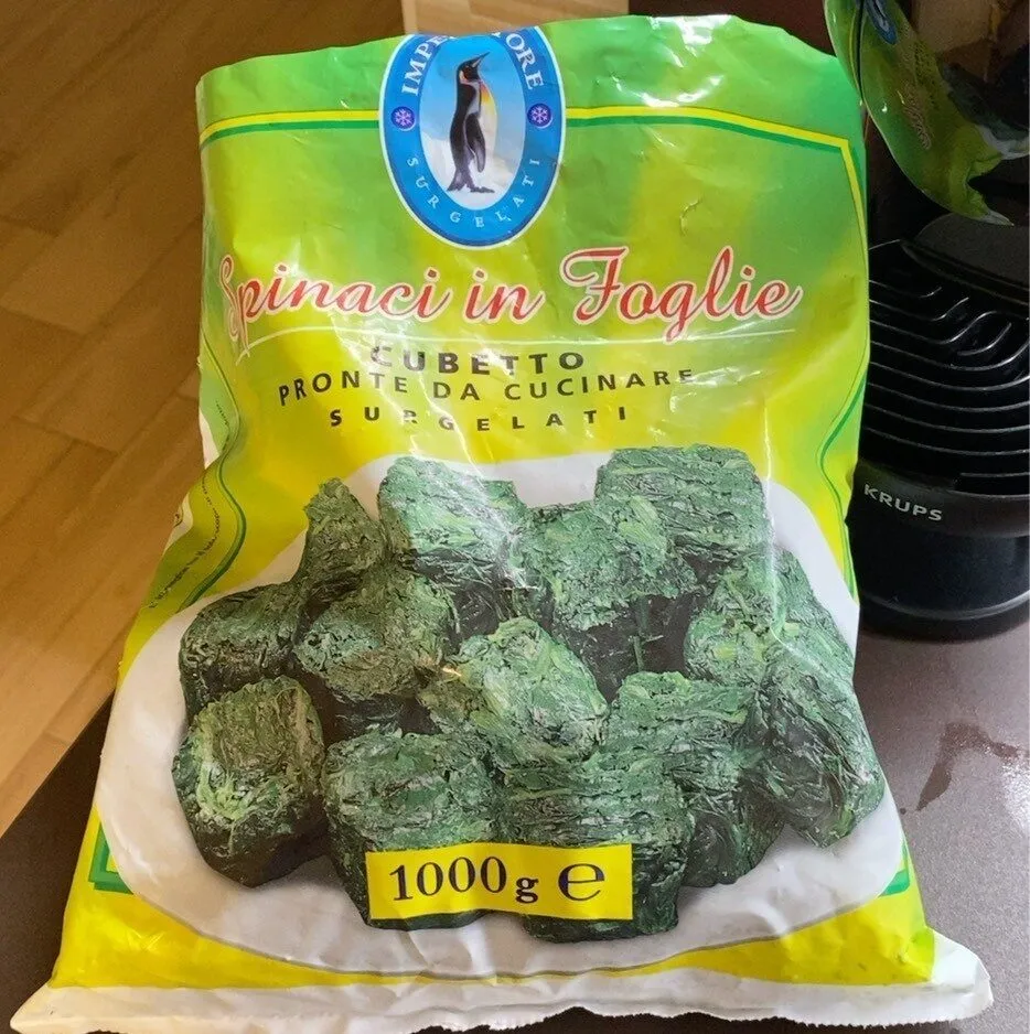 Spinaci in foglie