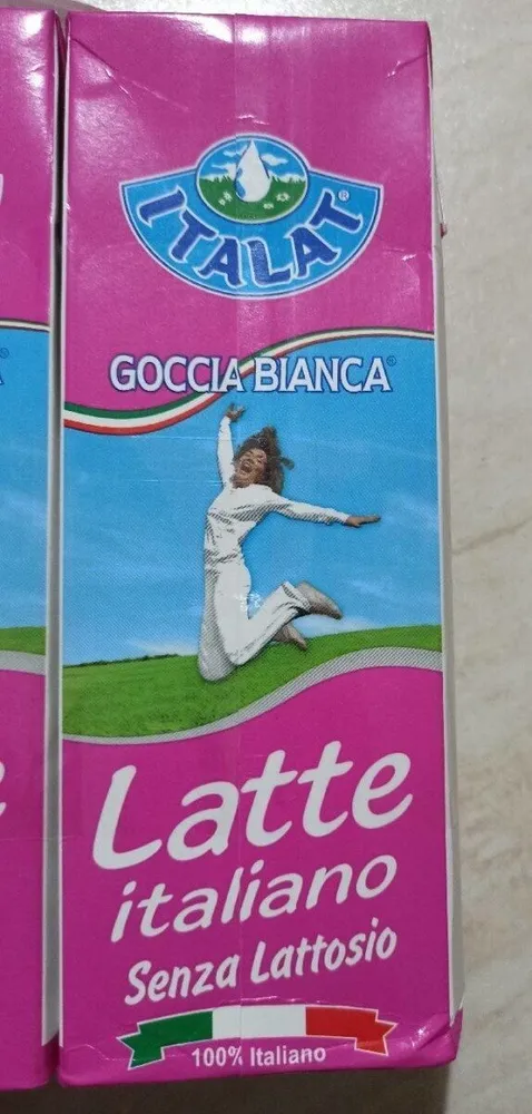 Latte italiano senza lattosio
