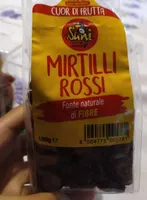 mirtilli rossi secchi