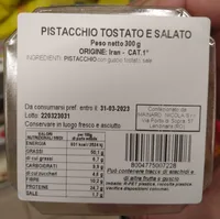 Pistacchio tostato e salato