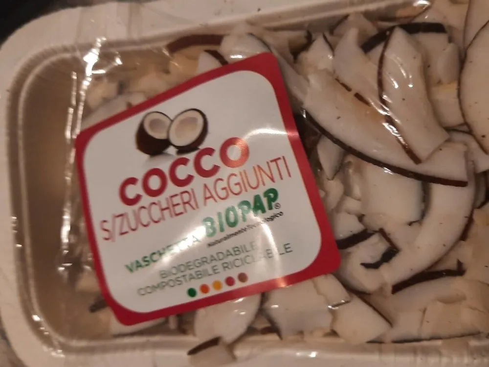 Cocco a fette naturali