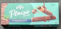 Cannoli di wafer ricoperti con cioccolato al latte ripieni 2yrs prod