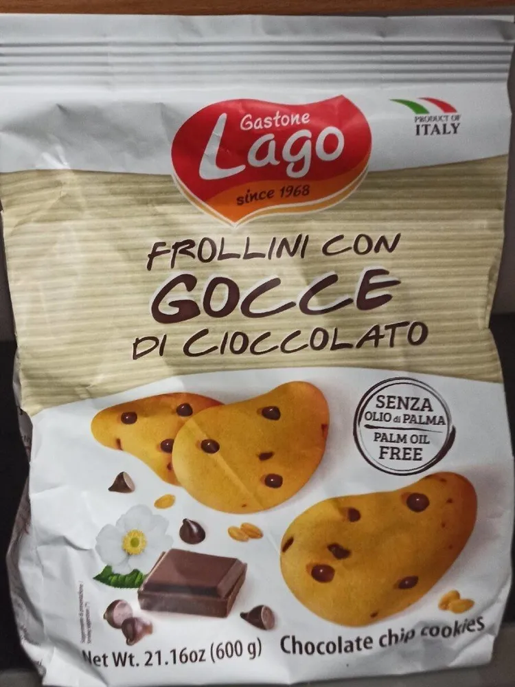 Frollini con gocce di cioccolato