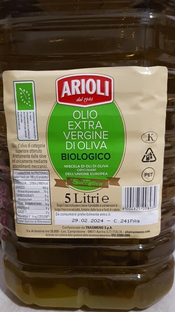 Olio extra vergine di oliva Arioli