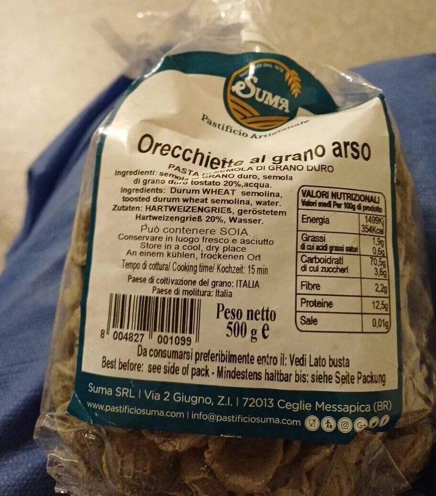 Orecchiette al grand arso