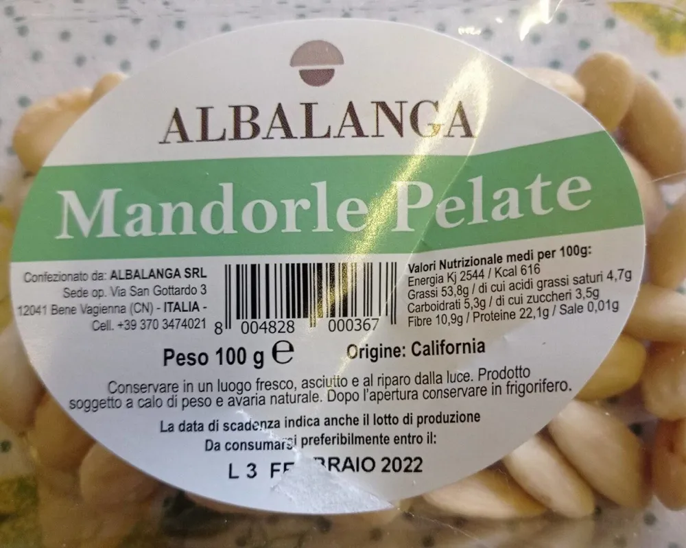 Mandorle pelate