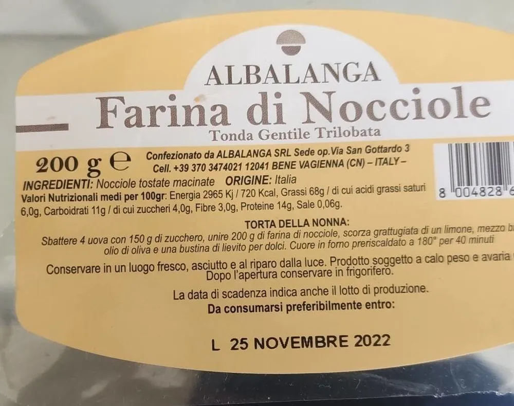 Farina di Nocciole