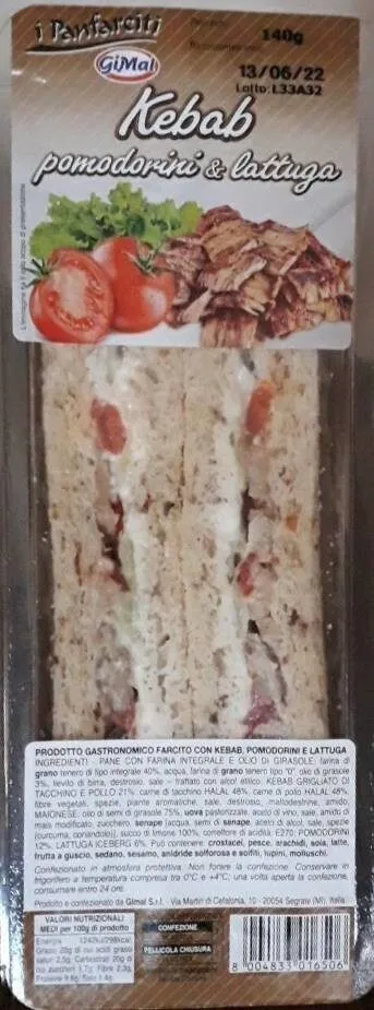I Panfarciti Kebab Pomodorini e Lattuga