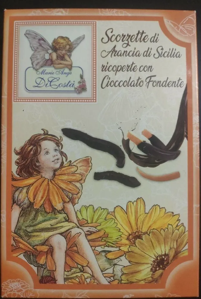 Scorzette di Arancia ricoperte con cioccolato fondente