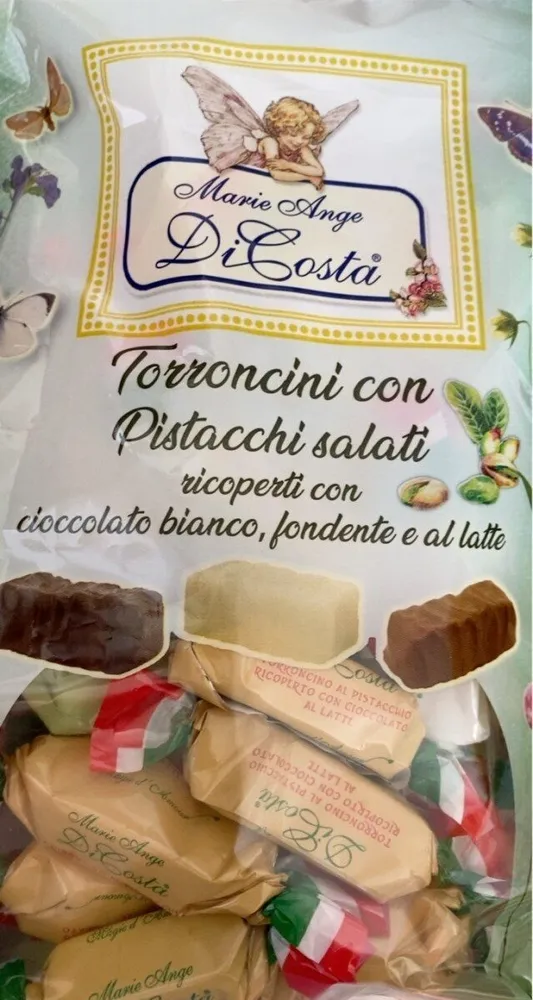 Toroncini con pistacchi salati