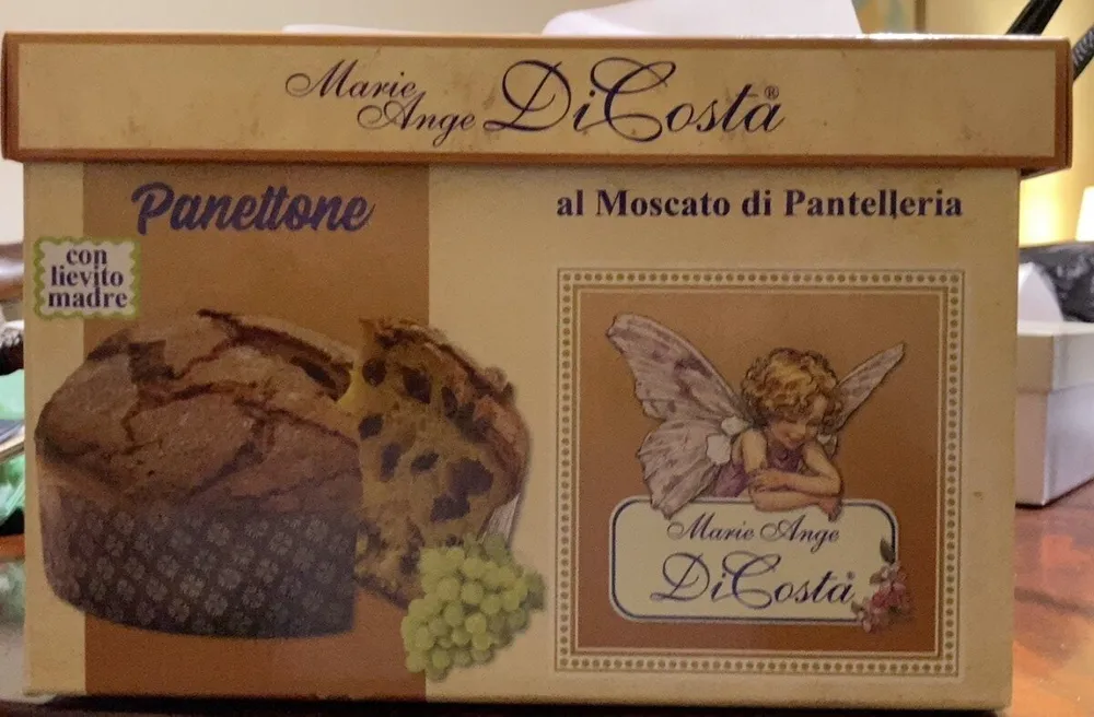 Panettone al moscato di Pantelleria