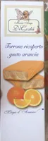 Torrone ricoperto gusto arancia