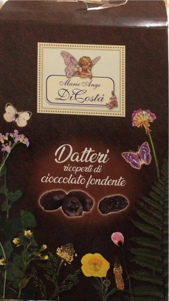 Datteri ricoperti di cioccolato fondente