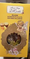 Praline di cioccolato al latte con creme agli agrumi