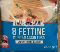8 Fettine di formaggio fuso