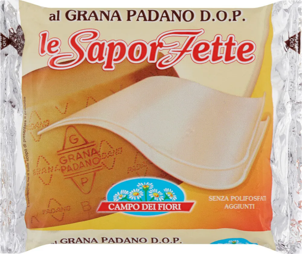Le saporfette al grana padano d o p
