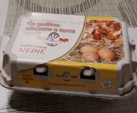 Uova fresche medie